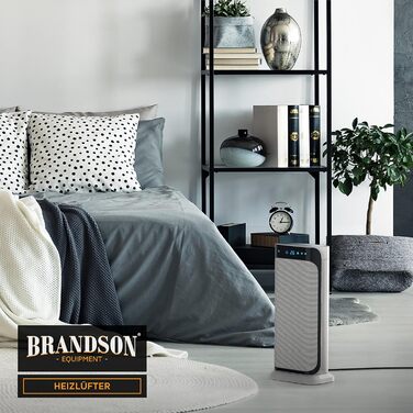 Тепловентилятор з пультом дистанційного керування - Керамічний тепловентилятор для ванної кімнати енергозберігаючий, тихий - Швидк