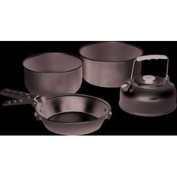 Набір туристичного посуду Easy Camp Adventure Cook Set M Silver (580038)