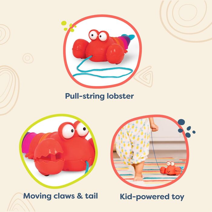 Равлик-Потягушка Pinchy Pat від B. Toys іграшка для малюків від 18 місяців