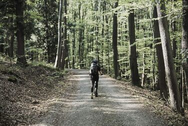 Самокат Yedoo Mezeq - до 150 кг, з пневматичними шинами 20/16 - самокат для дорослих, позашляховий самокат з підставкою і регульов