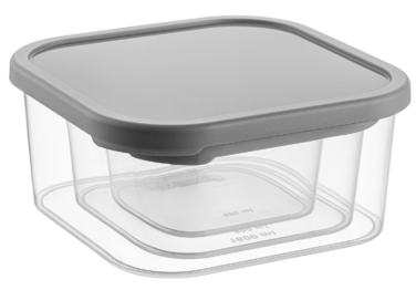 Набір контейнерів 0,4/0,9/1,8 Quick Box Gray Idea Home