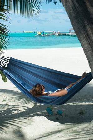 Класичний двомісний гамак на відкритому повітрі