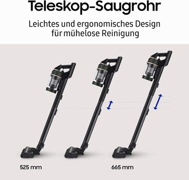 Акумуляторний пилосос Samsung Bespoke Jet Plus CompleteClean, телескопічний, універсальна станція для прибирання, вкл. запасну бат