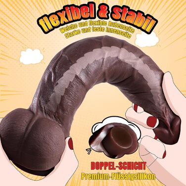 Фалоімітатор 31 * 6,5 см діаметром товстий фалоімітатор секс-іграшка для жінок чоловіків пари XXL реалістичний класичний фалоімітатор з сильною присоскою анальний фалоімітатор плагін ідеальні вени яєчка секс-іграшка без рук