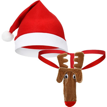 Чоловічий святковий бікіні Hestya, з шапкою Санти, універсальний розмір