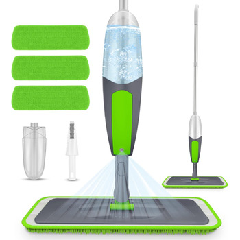 Швабра-розпилювач ILAVCOOL Швабра для підлоги з функцією розпилення, швабра для миття підлоги, суха та волога швабра, швабра для п