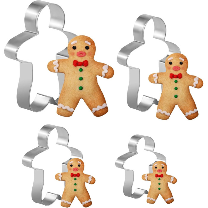 Формочки для різдвяного печива 4 шт PAEFIU