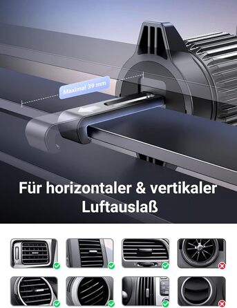 Тримач для мобільного телефону Автомобільний магніт Тримач для мобільного телефону Магніт для вентиляції Магнітний тримач для смар