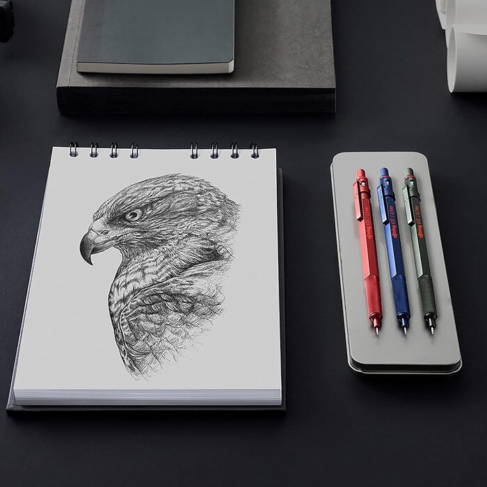 Механічний олівець rOtring 600 0,5 мм Зелений Ергономічний суцільнометалевий корпус Зелений 0,5 мм