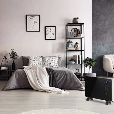 Тепловентилятор керамічний Trotec TFC 220 E 2200W Black (1410000690)