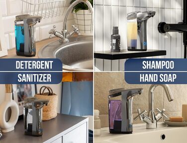 Сенсорний дозатор мила Everlasting Comfort Sensor - автоматичний дозатор мила об'ємом 500 мл - безконтактний з регульованою кількі