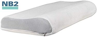 Подушка для підтримки шийного відділу хребта Dormabell з безкоштовною дорожньою сумкою та сумкою для зберігання (NB2)