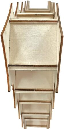 Дерев'яний календар для різдвяної ялинки 24 дні Kelisdi