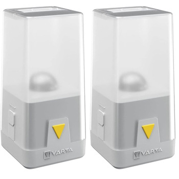 Світлодіодний кемпінговий ліхтар VARTA, Outdoor Ambiance L10, з функцією дімування та різними режимами кольору, кемпінговий ліхтар з 3 батарейками типу АА, для риболовлі, використання на свіжому повітрі, відключення електроенергії, надзвичайних ситуацій, 