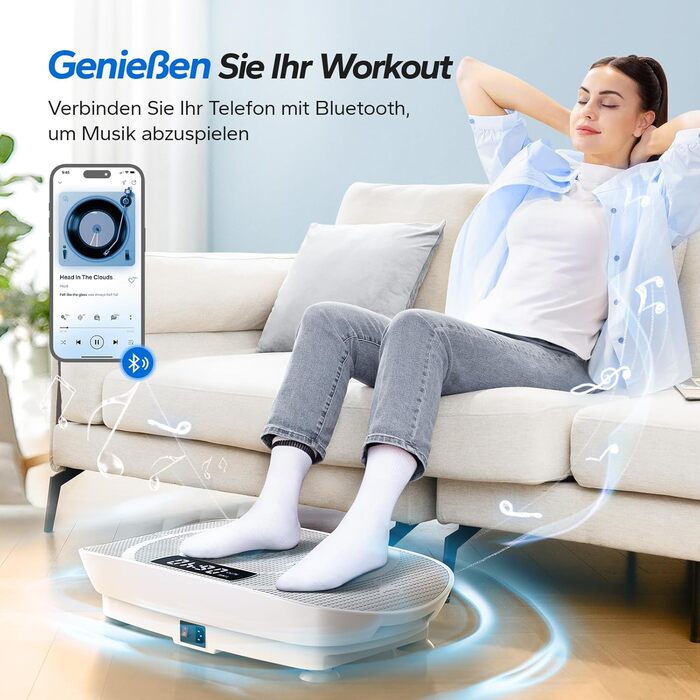 Віброплатформа MERACH (потужна, з Bluetooth)
