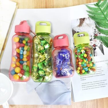 Пластикова кавова кружка, дорожня кружка, пляшка для води, спортивна пляшка для води, чашка для молока, кави, чаю, соку, місткість 350 мл, рожева, 3 шт. и