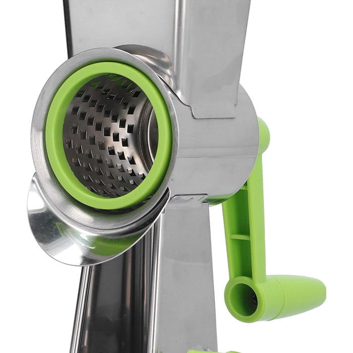 Модна, компактна і красива ручна барабанна обертова терка Topyond виготовлена з міцних матеріалів, проста в збірці, ідеально підходить для натирання сиру та інших інгредієнтів.