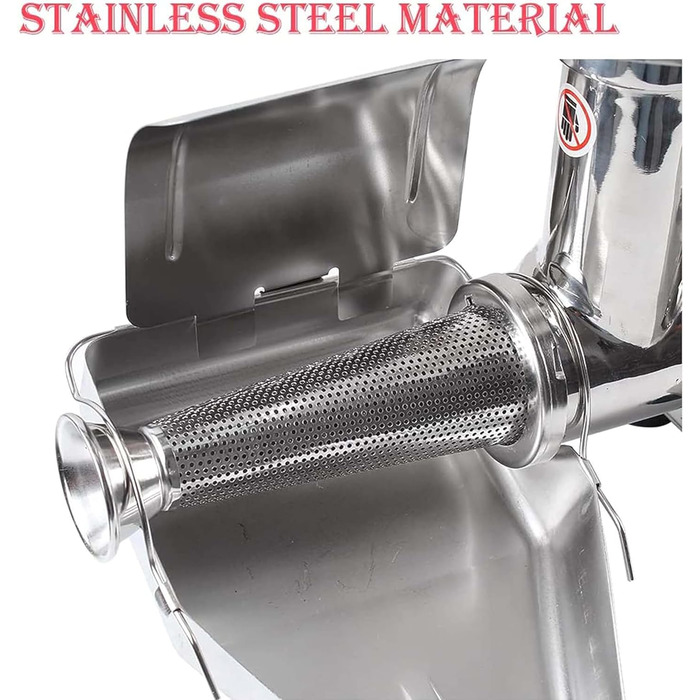 Електрична машина для ситечка для помідорів 370 Вт, Машина для подрібнення помідорів з нержавіючої сталі, Соковижималка для приготування полуничного соусу, Машина для пресування харчових продуктів для консервування томатного пюре