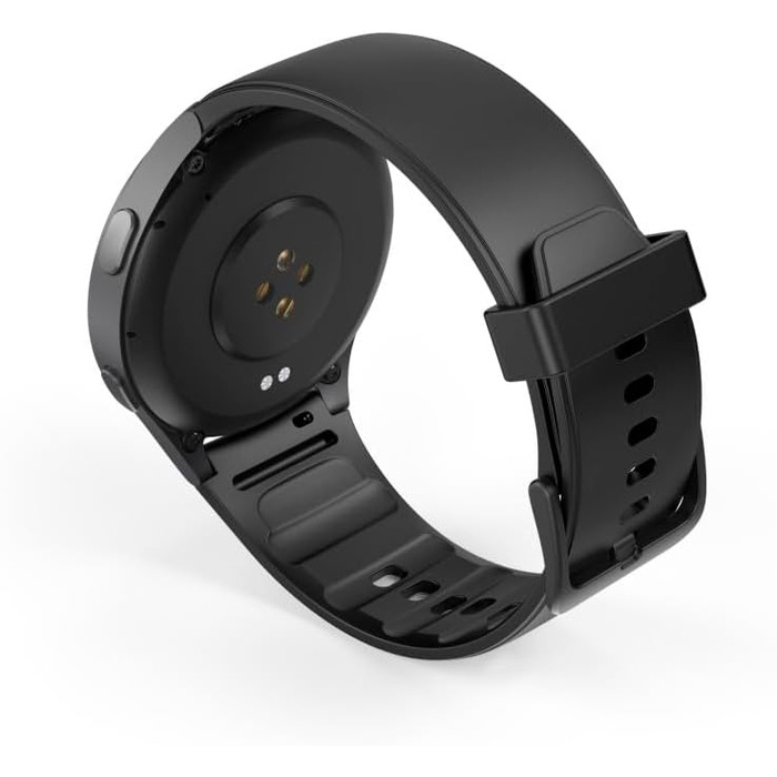 Розумний годинник Hama 8900 з GPS, водонепроникний IP68, функція телефону (сенсорний AMOLED-дисплей, голосове керування, спортивні режими, трекер сну, пульсометр, WhatsApp, годинник для бігу, пульсометр, фітнес-годинник) чорний