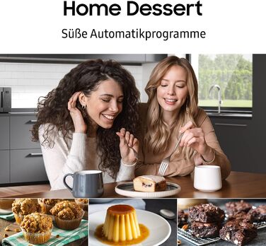 Мікрохвильова піч Samsung MG32DG4524CTE1 з грилем, 32 л, 900 Вт, домашній десерт, гриль, розморожування, розморожування хліба, нержавіюча сталь