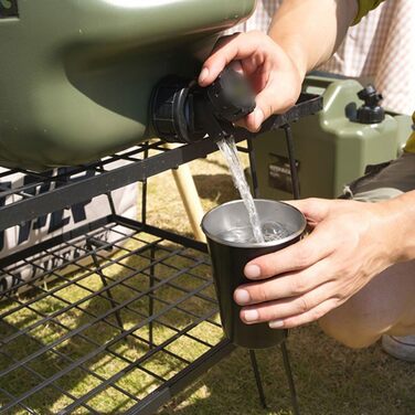 Набір кемпінгових чашок з нержавіючої сталі 304 з шкіряним тримачем, велика місткість 350 мл, 4-елементні штабелювані чашки для подорожей та пікніків