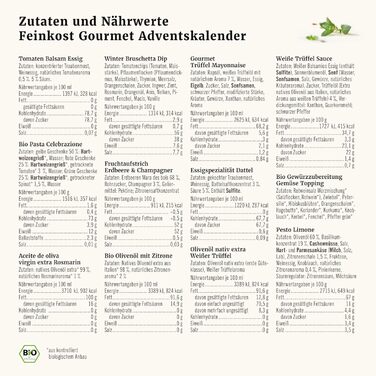 Преміальний різдвяний календар Gepp для гурманів 24 незвичайні спеції, соуси, французькі джеми та страви з олії та оцту Кулінарний різдвяний календар для чоловіків та жінок Гурман
