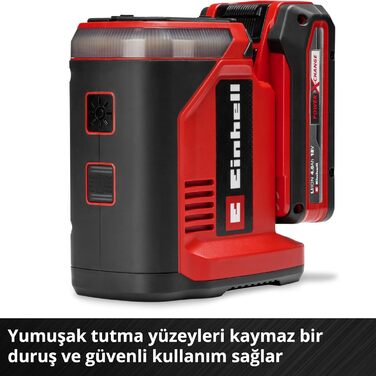 Акумуляторна зарядна станція Einhell TE-ES 18/150/1 Li-C-Solo Power X-Change (18 В, інвертор, підключення 230 В та 12 В, підключення USB-A та USB-C для заряджання, функція заряджання, без акумулятора)