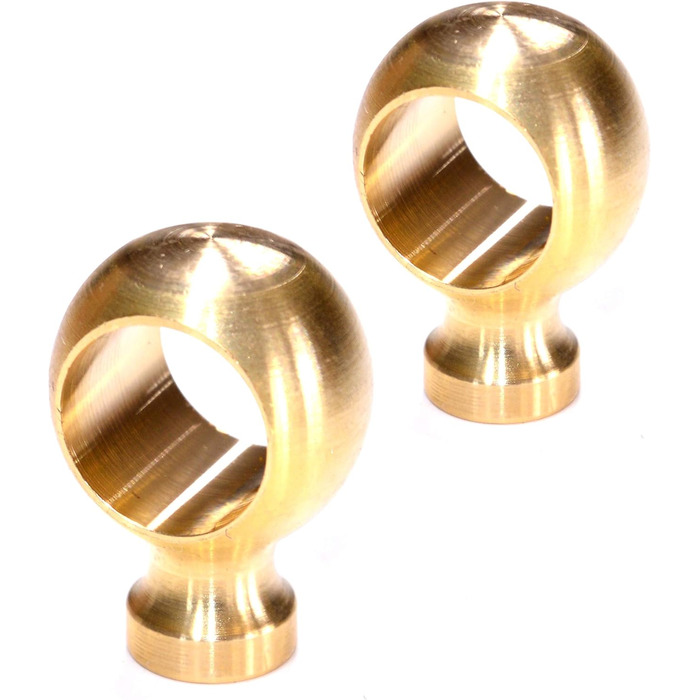 Алюмінієвий стрижень для кріплення килимів та доріжок до сходових сходинок з люверсами (100 см, золотий (комплект 1 стрижень 2 кільця)) 100 см золотий, комплект 1 стрижень 2 кільця