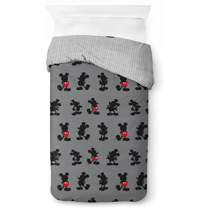 Смугастий - комплект підковдри на одну особу, включаючи наволочку 50 х 70 см, теплий бавовняний комплект постільної білизни