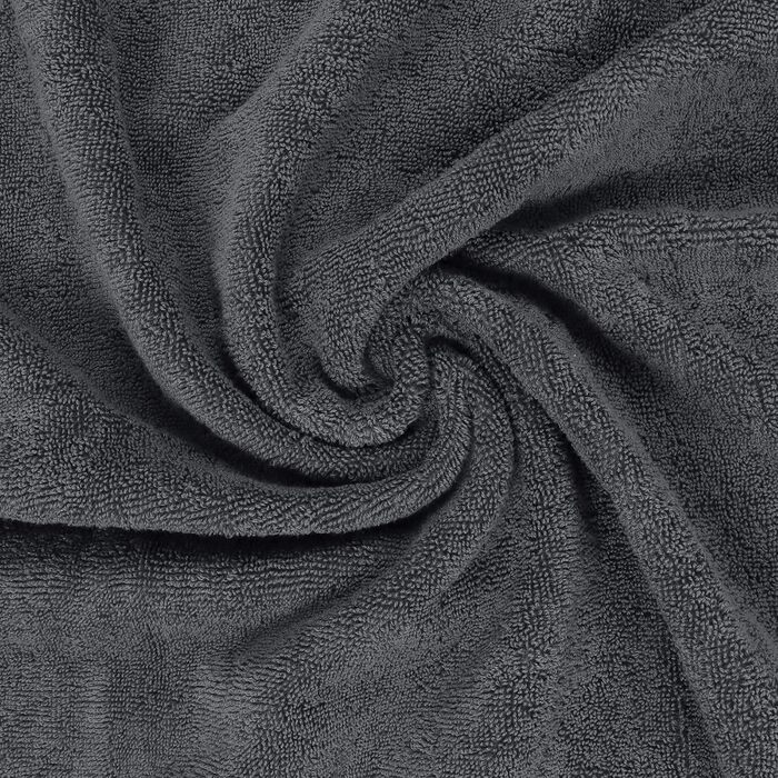 Рушники Utopia - набір бавовняних рушників з 8 предметів з вішалкою - 2 банних рушники, 2 рушники для рук та 4 мочалки - (сірий)