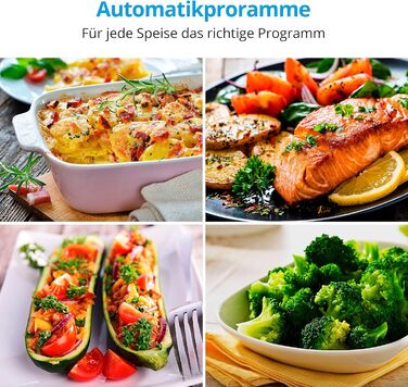 Мікрохвильова піч MEDION MD 15501 4 в 1 з грилем (25 літрів, 900 Вт, 1100 Вт гриль, 2500 Вт гаряче повітря, 10 автоматичних програм) срібло