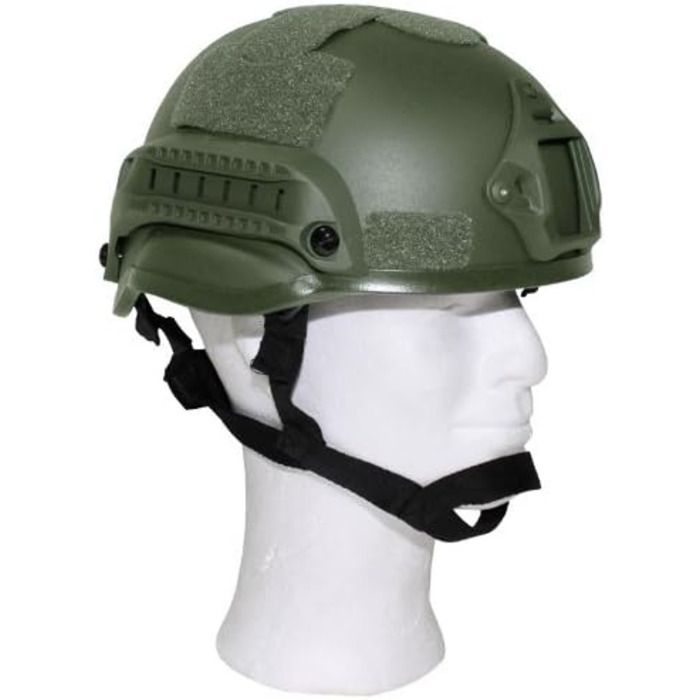 Шолом MFH US, MICH 2002&39, рейки, ABS-пластик, оливковий