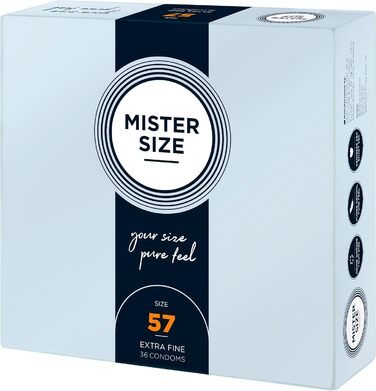 Презервативи MISTER SIZE 57, 36 шт