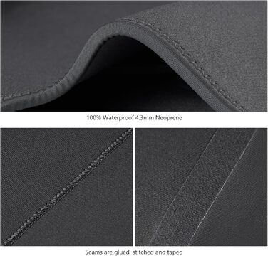 Чоловічі неопренові вейдерси BASSDASH чорного кольору з очеретяним камуфляжем для риболовлі, полювання з гумовими чоботями, водонепроникними нагрудниками, чорними черевиками, розмір 8