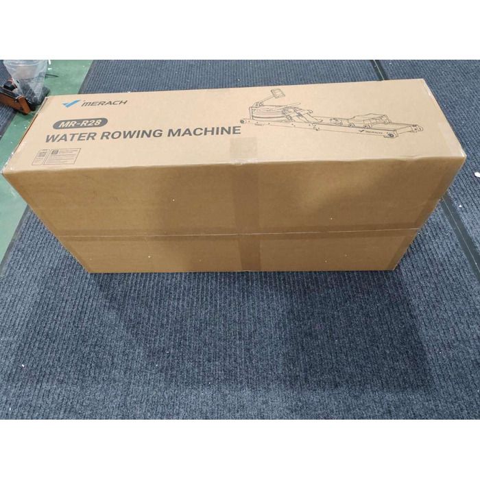 Водний веслувальний тренажер MERACH, складний, дерев&39яний, матеріал каучукове дерево та зручне сидіння, з ексклюзивним додатком з інтерактивною картою, захопливий досвід веслування, ідеально підходить для домашнього фітнесу R28 каучукове дерево