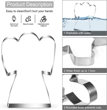 Набір формочок для різдвяного печива 5 шт Cadimus
