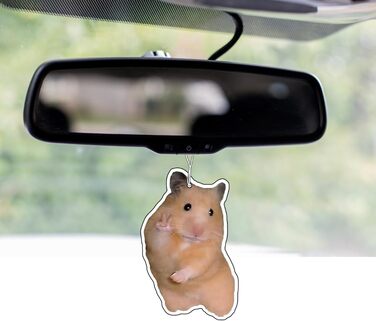 Ароматичне дерево з мотивом хом'яка, автомобільний кумедний дозатор ароматів, тюнінг автомобіля, освіжувач повітря, ароматизатор п