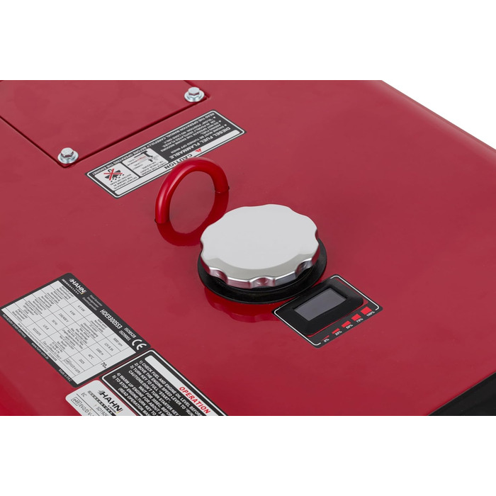 Дизельний генератор Hahn & Sohn HDE 9300SS3 - максимальна потужність 9,3 кВА Електричний стартер, AVR, генератор для будівельних майданчиків, будинків, садів, 70 дБ - аварійний генератор, дизельний генератор, 230 В 6,5 кВт дизель