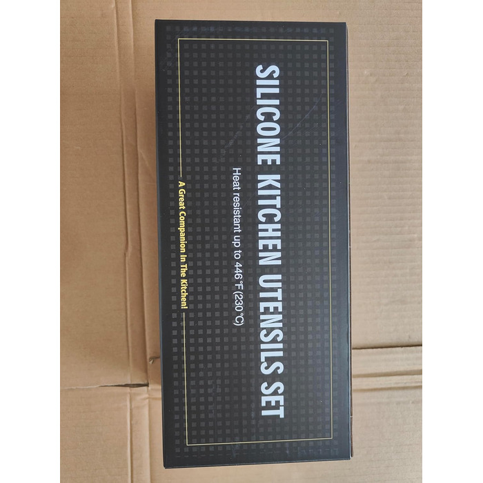 Набір кухонного посуду Wildone, 22 шт. и, повністю силіконовий, термостійкий, антипригарний, без бісфенолу А, шпатель, ложка, щипц