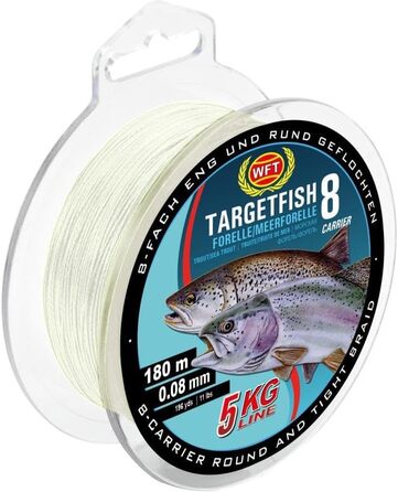 М 8 кг 0,12, 8 Sea Trout/Forelle Trans 180