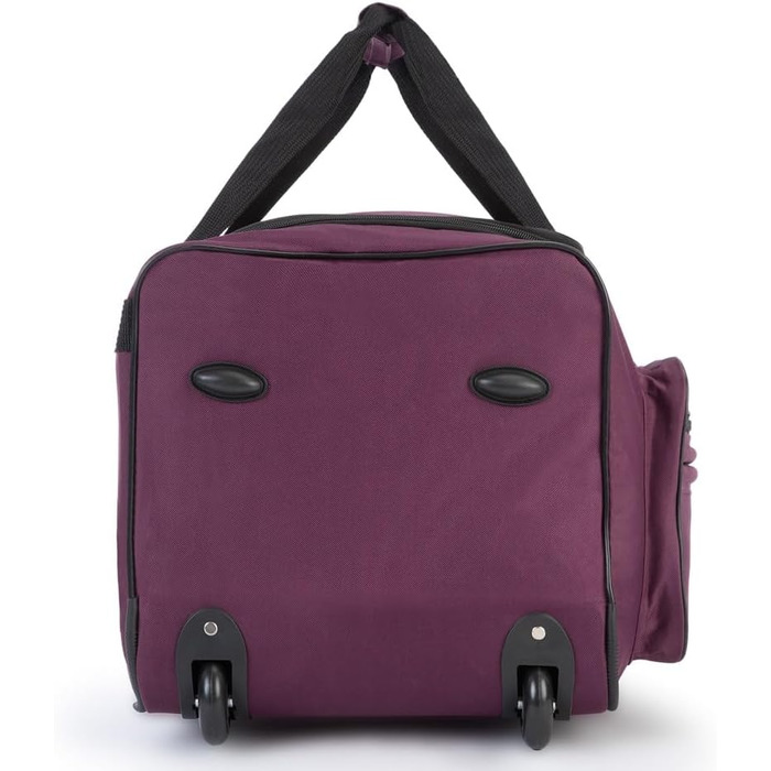 Валіза на колесах 85 літрів, функція тролі, телескопічна ручка, 70x36x34 см, стійкі ніжки, XL велика мяка сумка для подорожей, фіолетовий колір, 85л 70 x 36 x 34 см (ДxШxВ)