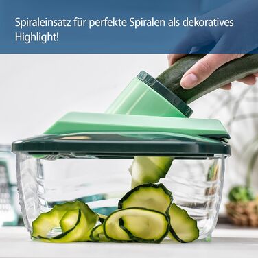 Фруктова нарізка, Овочева нарізка, Цибульна нарізка, Подрібнювач, Овочева нарізка, Мандоліна, Зелений, 15 шт., )