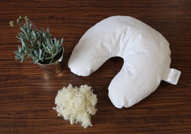 Подушка для шиї Hofmann Relax Wellness з мериносової вовни, овечої вовни, 100 вовна - 100 натуральна