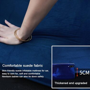 Автомобільний матрац, для Hyundai Ioniq 5 2022 2023 2021 Надувний матрац для подорожей, кемпінгу, активного відпочинку на свіжому повітрі, чорний