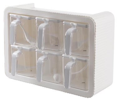 Набір спецівниць Violet House 0438 Spice White, 6 шт (7024354)