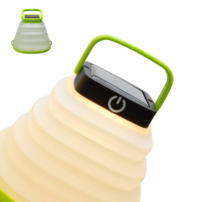 Портативний сонячний ліхтар із функцією заряджання через USB, складний світлодіодний ліхтар для кемпінгу та намету, призначений для використання на свіжому повітрі та в надзвичайних ситуаціях. Легкий та компактний, з практичною ручкою для підвішування.