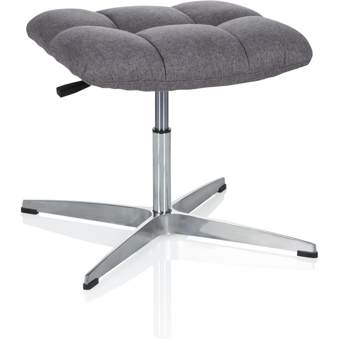 Ретро-табурет SARANTO, 670934, тканина, темно-сірий