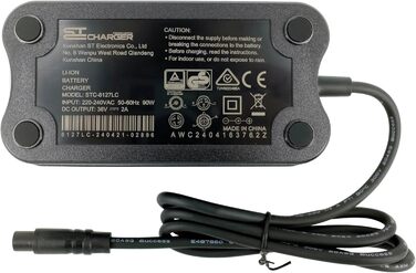 Зарядний пристрій PowerSmart 36V 2A для літій-іонних акумуляторів 36V з 3-контактним роз&39ємом ST постійного струму