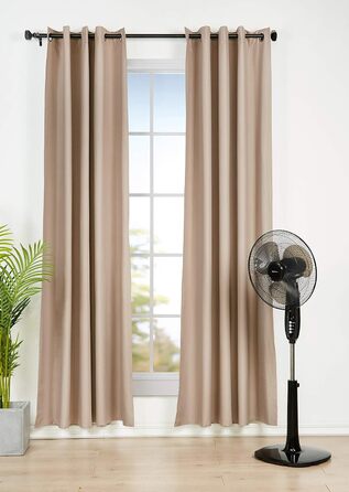 Коливальний подвійний 3-лопатевий вентилятор на п'єдесталі, цифровий, з пультом дистанційного керування, чорний 3-швидкісний чорни