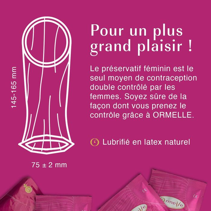 Презерватив для жінок ORMELLE, 1 шт
